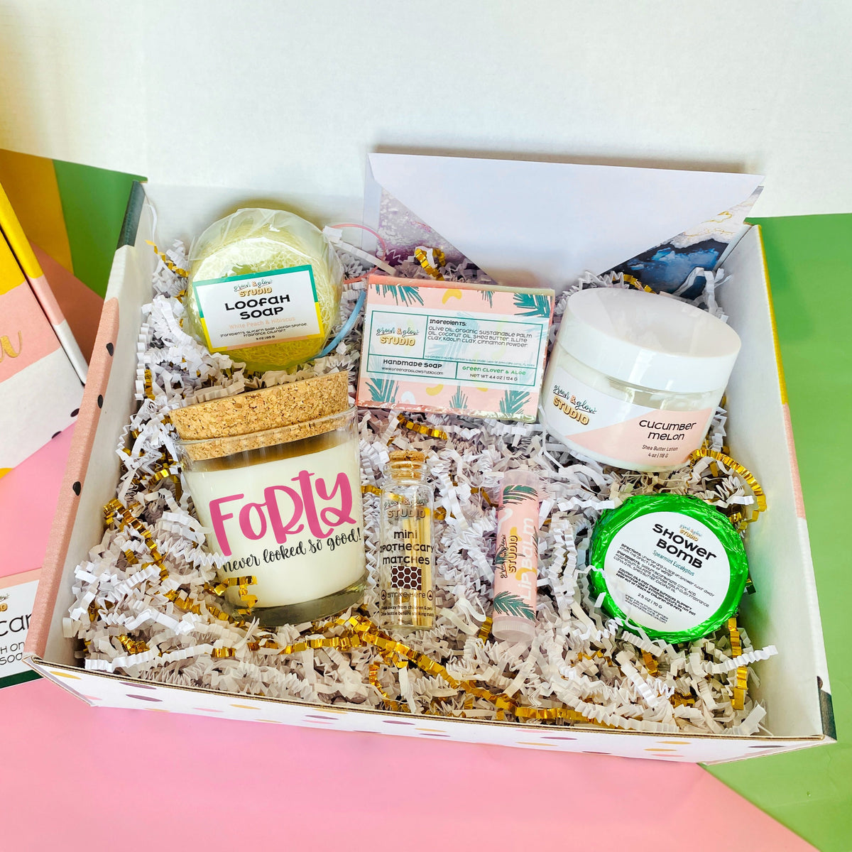 40th Birthday Shower Spa Gift Box